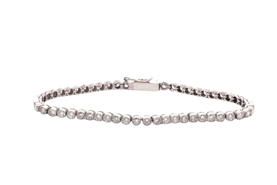 Bracelet Bracelet diamants en platine 58 Facettes 26220