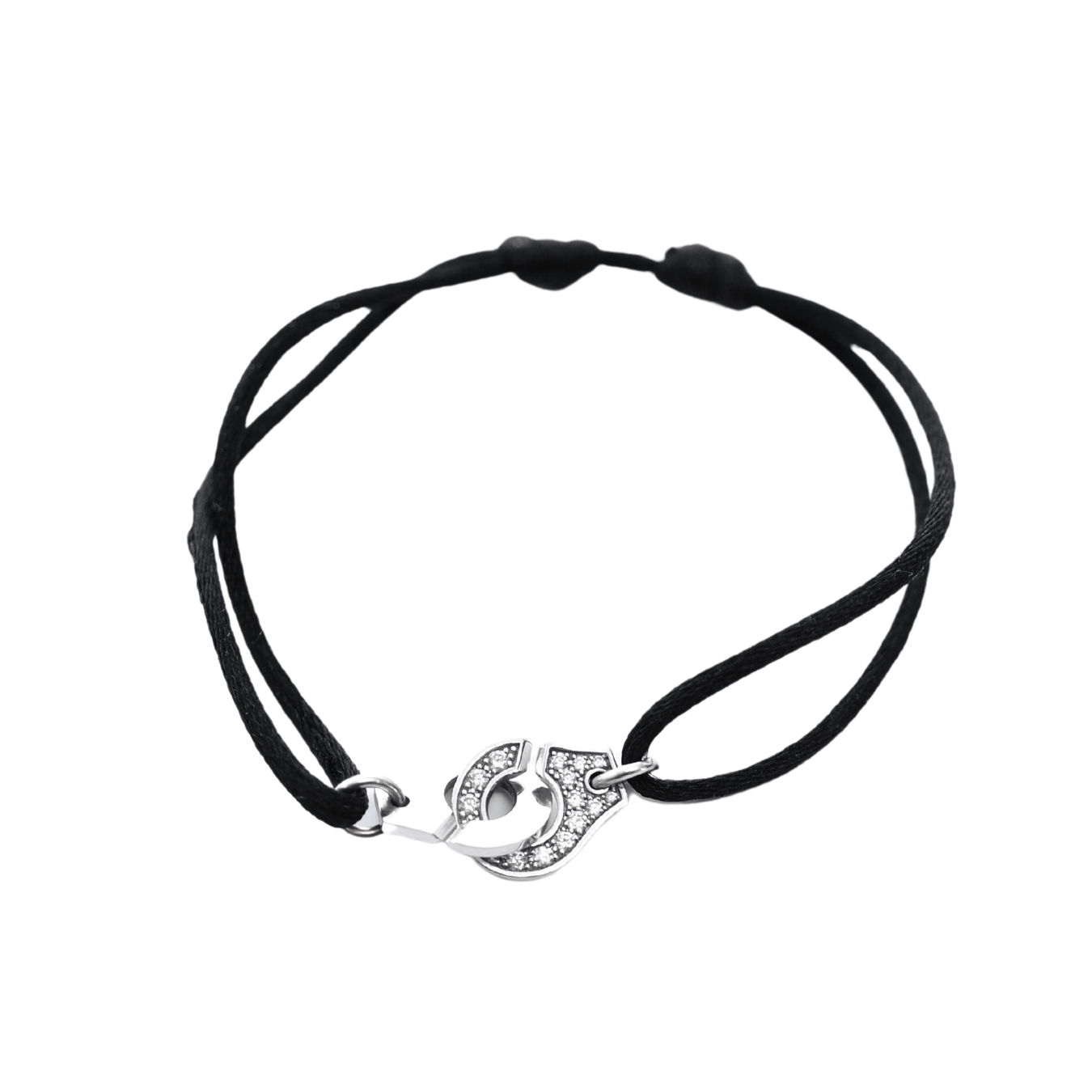 Diamond cord bracelet