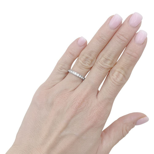 Bague 51 Boucheron Beloved - Alliance en platine 950 et diamants 58 Facettes 35168