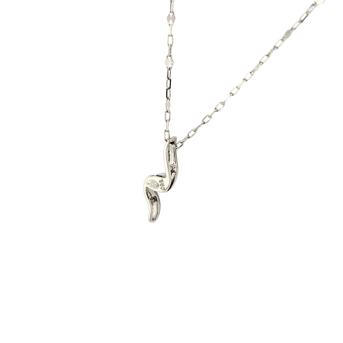 Collier Collier en or blanc et diamant 58 Facettes 30460