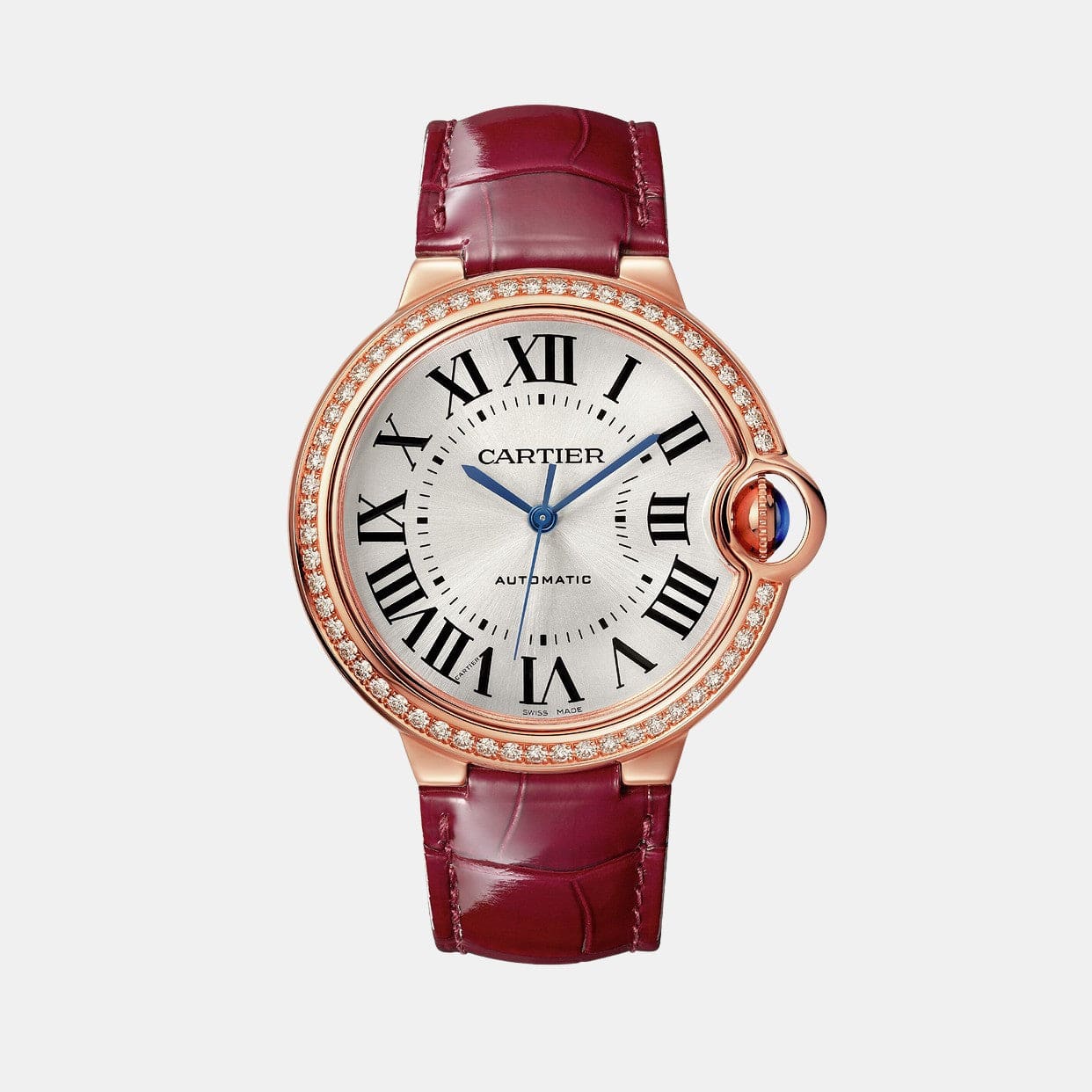 Montre Ballon Bleu de Cartier Or rose Diamant