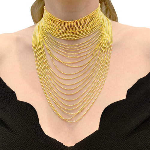 Collier Cartier Draperie - Collier en or jaune 750 58 Facettes 35233