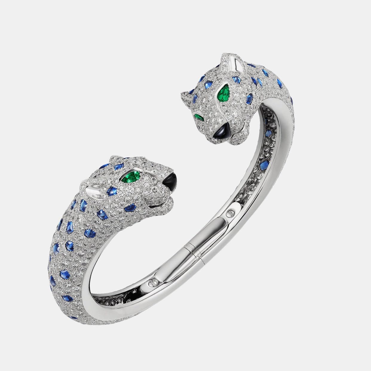 Bracelet Panthère Or blanc 