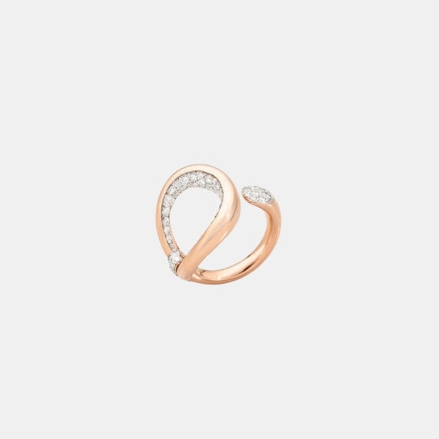 Bague Fantina Or rose Diamant 1ct