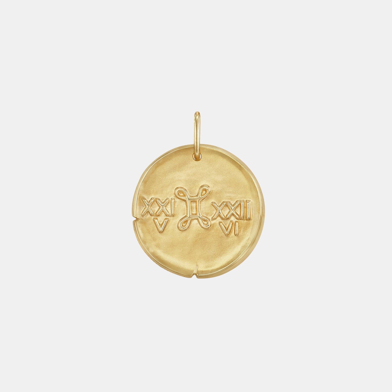 Pendentif Zodiaque Or jaune Gemini