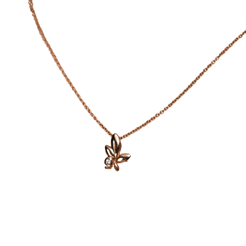 Collier TIFFANY & CO - Collier Olive Leaf Or et diamant 58 Facettes 98228