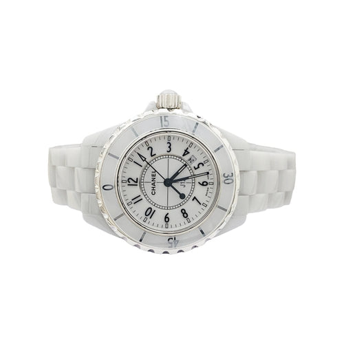 Montre Chanel J12 - Montre en céramique blanche et acier 58 Facettes 35313