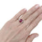 Bague 50 Mellerio - Bague en platine 950 rubis et diamants 58 Facettes 35180