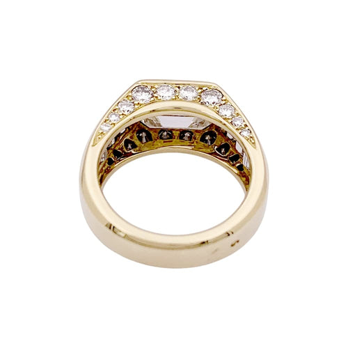 Bague 51 OJ Perrin - Bague en or jaune 750 et diamants 58 Facettes 35161