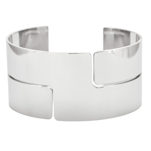 DINH VAN- Bracelet Manchette "Seventie's" en argent 58 Facettes DV0748-1