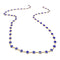 Collier Sautoir or jaune et lapis-lazuli. 58 Facettes 35078