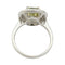 Bague 55 Bague en or blanc 750 sertie de diamants et diamant jaune 2 ct 58 Facettes 31972