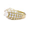 Bague 51 Bague jonc anglais en or jaune 750 sertie de diamants 58 Facettes 32736