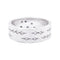 Bague 50 H.Stern Code - Bague bandeau en or blanc 750 sertie de diamants 58 Facettes 33586
