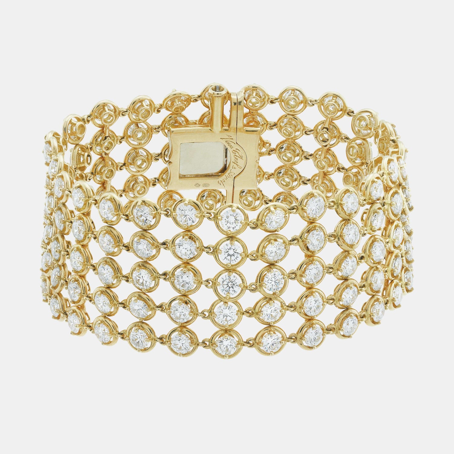 Bracelet Palmyre Or jaune Diamant 18.82ct