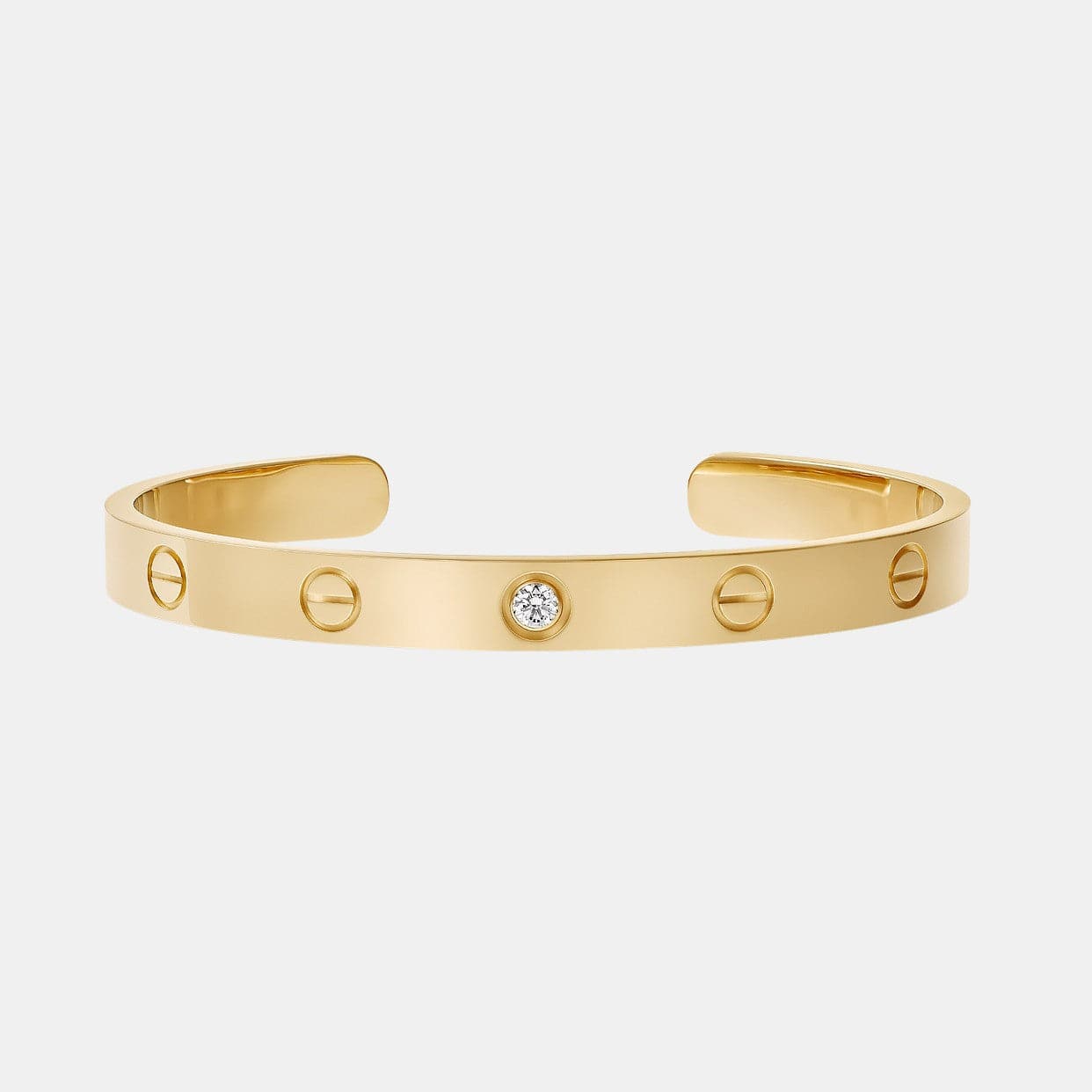 Bracelet LOVE Or Jaune 1 Diamant
