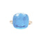 Bague 49 Pomellato Nudo Maxi - Bague en or rose et blanc et topaze bleue 58 Facettes 35352