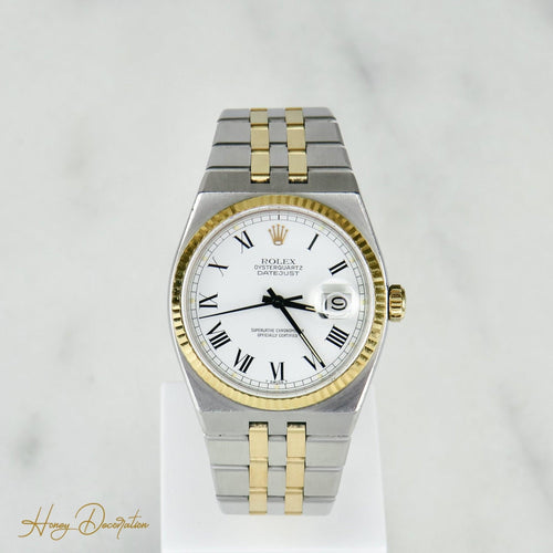 Rolex Oysterquartz Datejust-klocka - Herrklocka i stål och guld, ref. 17013 58 Facettes 1529