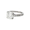 Bague 49 Bague en platine 950 sertie d’un diamant 2,02 ct HRD 58 Facettes 30455