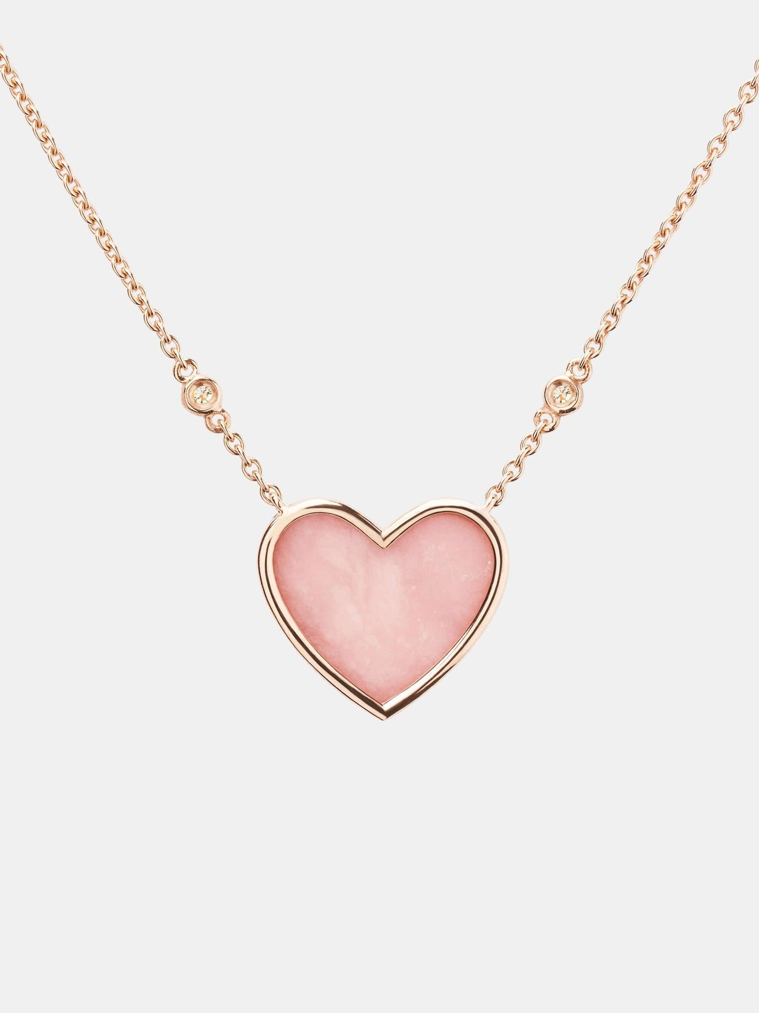 Collier L'Attrape-Coeur Or rose 