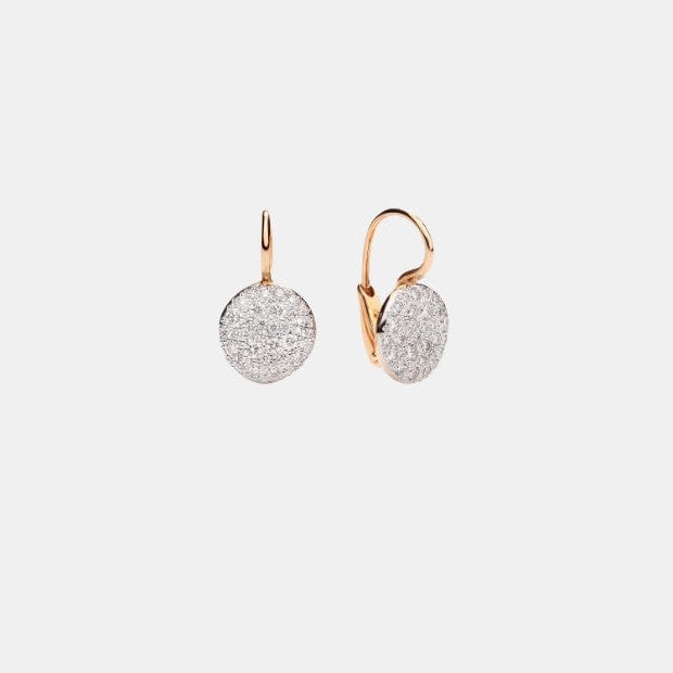 Boucles d'oreilles Sabbia Or rose Diamant 0.8ct