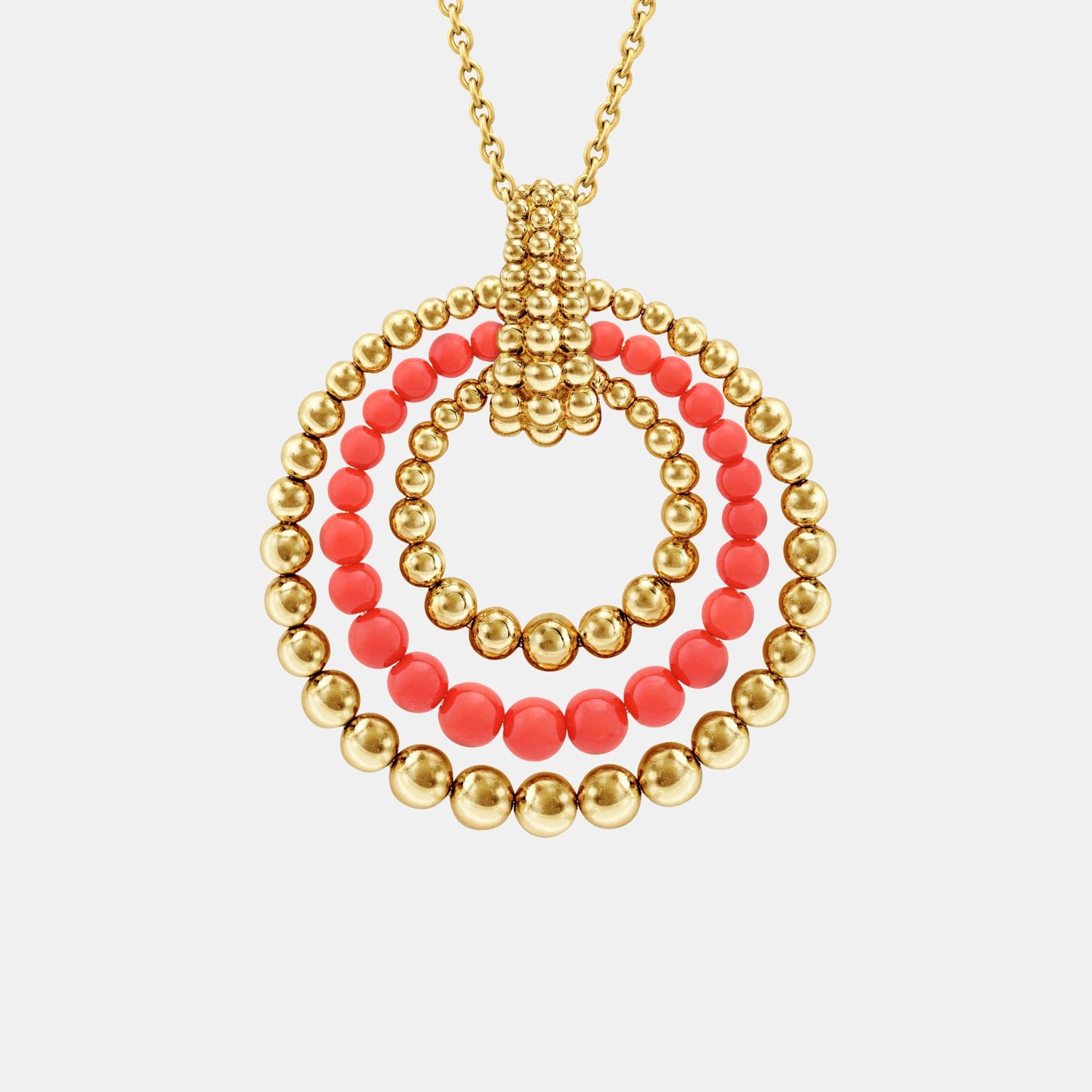 Collier Perlée Or jaune Mixte 