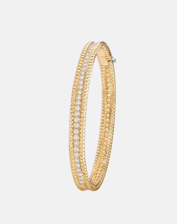 Bracelet Perlée Or jaune Diamant 1.94ct