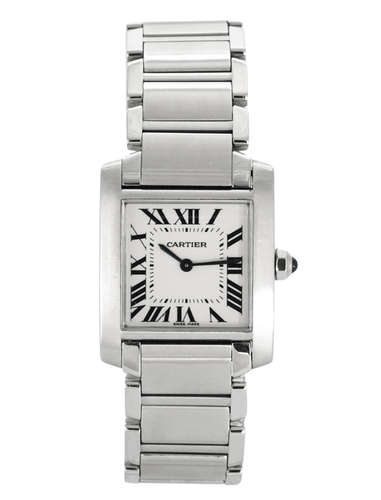 Montre CARTIER - Montre Tank Française acier 58 Facettes DV0370-4