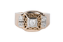 Bague 56 Bague en or rose 18 cts 58 Facettes BGTKCC870