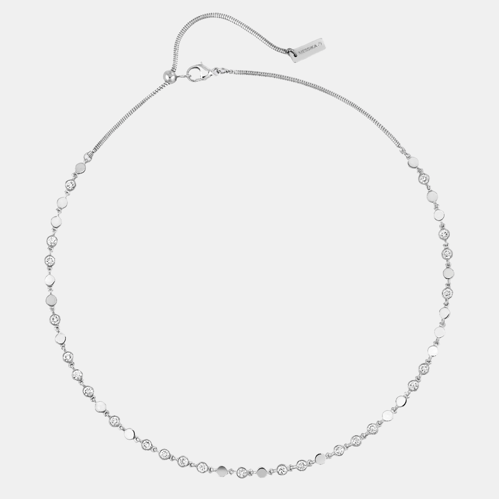 Collier D-Vibes SM Or blanc Diamant 1ct