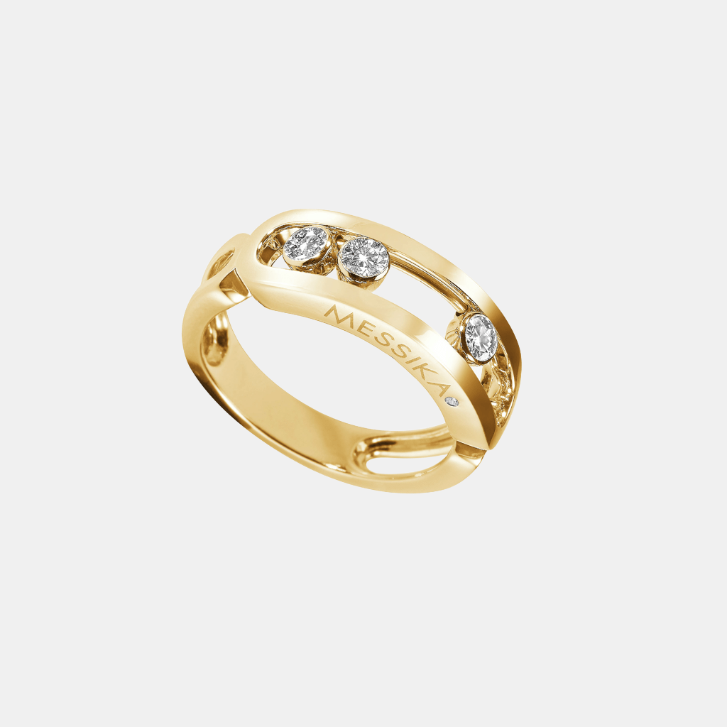 Bague Move Classique Or jaune Diamant 0.08ct