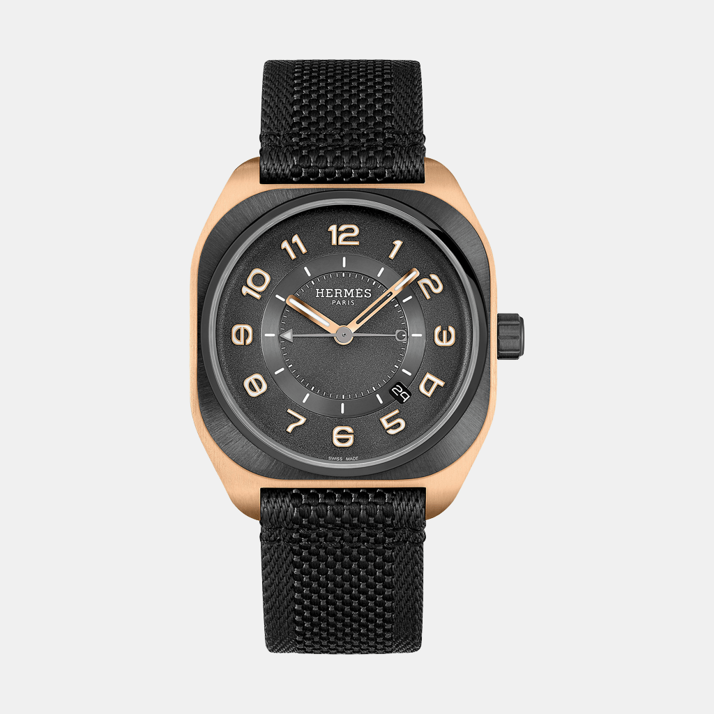 Montre Hermès H08 42 mm Mécanique Or rose  