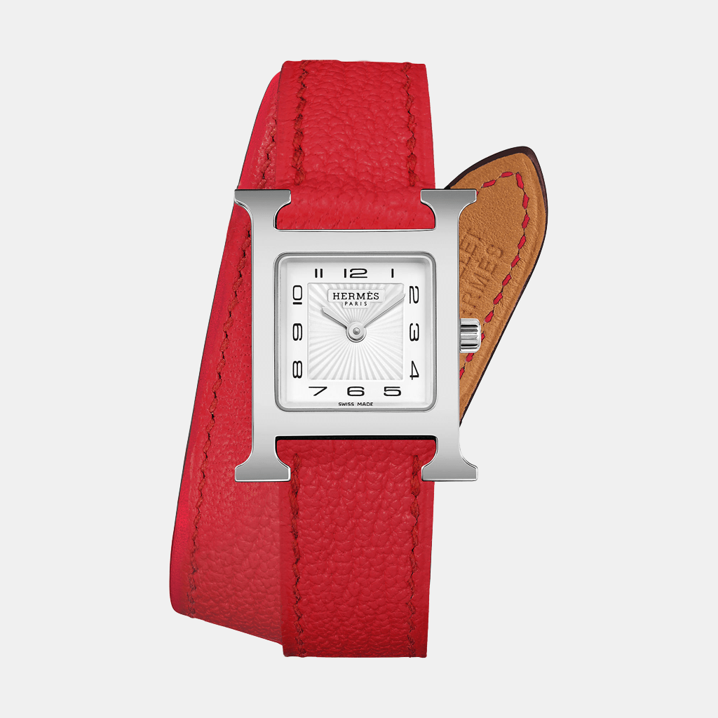 Montre Heure H Petit modèle, 25 mm Quartz Acier  