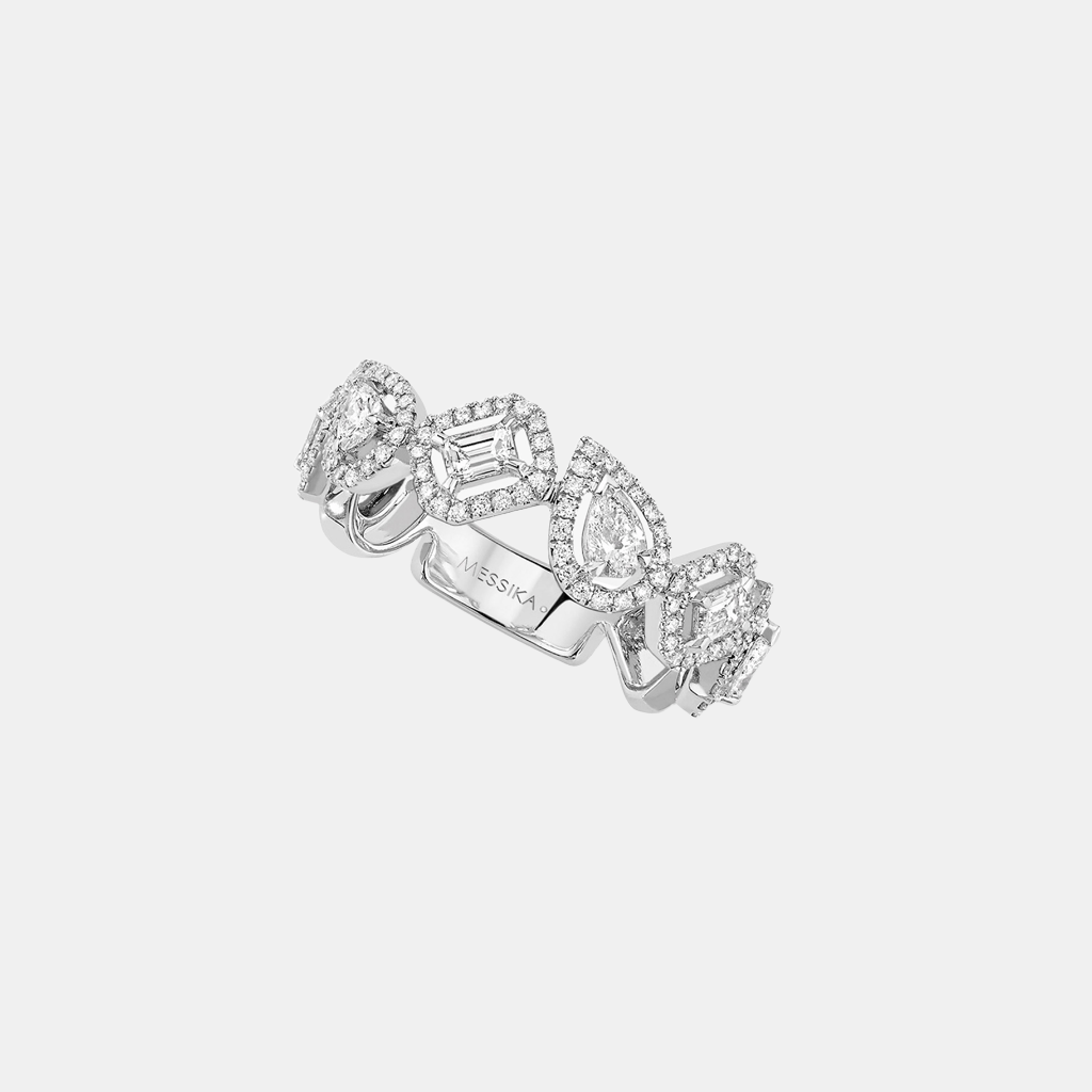 Bague My Twin Or blanc Diamant 0.1ct