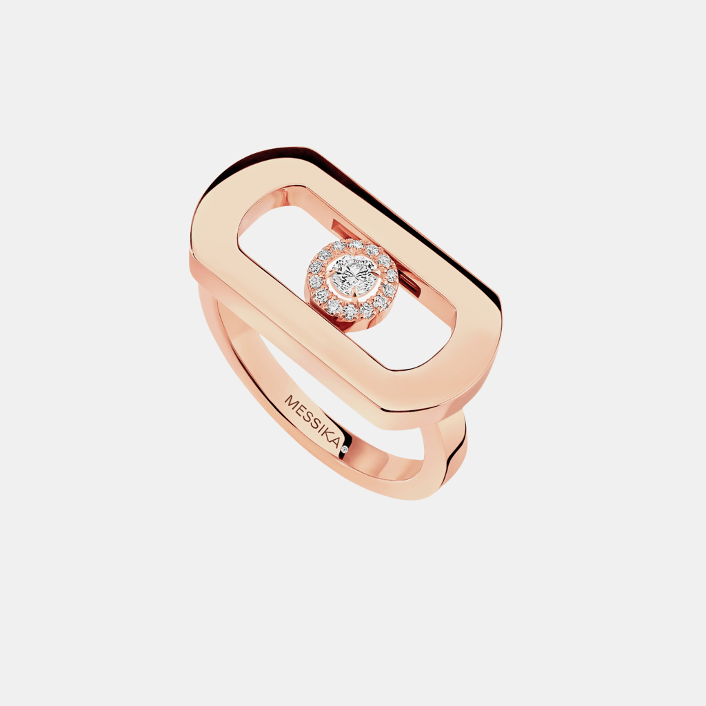 Bague So Move Or rose Diamant 0.1ct
