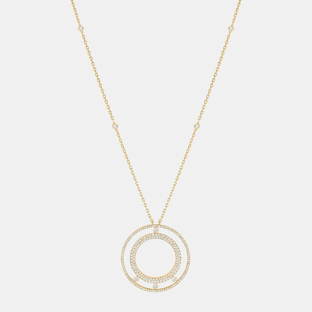 Collier Move Romane Pavé Or jaune Diamant 1.7ct