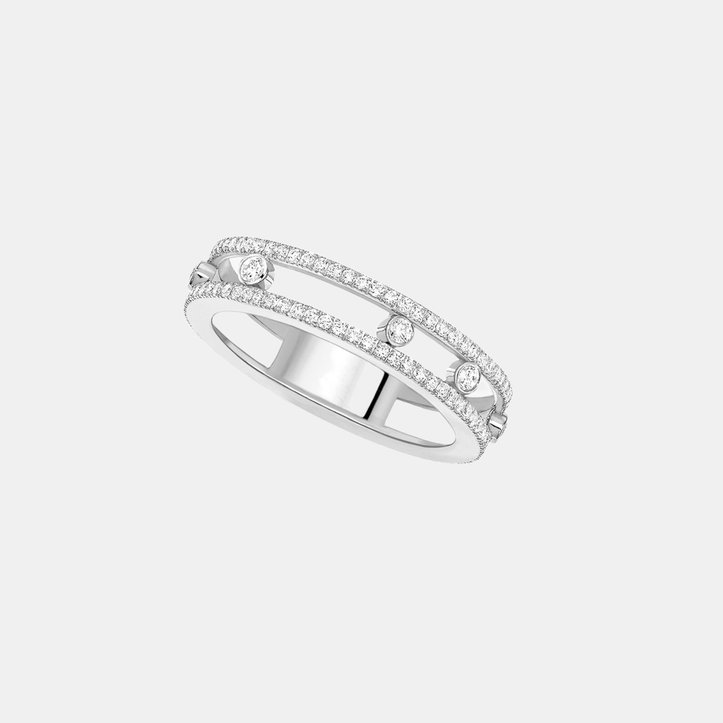 Bague Move Romane Or blanc Diamant 0.5ct
