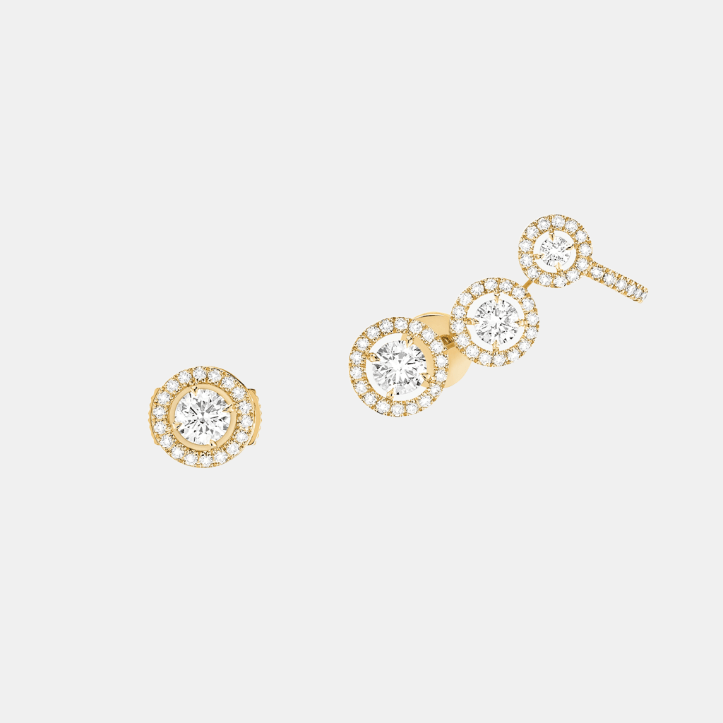 Boucles d'oreilles Joy Or jaune Diamant 0.2ct