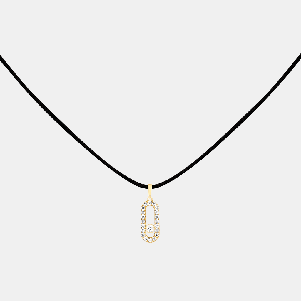 Collier Messika CARE(S) Pavé Or jaune Diamant 0.09ct