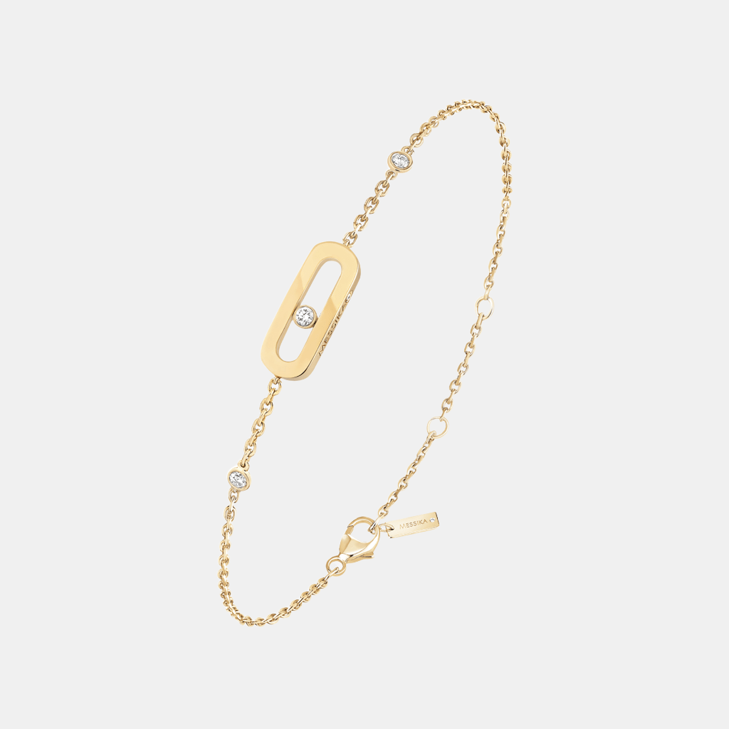 Bracelet Move Uno Or jaune Diamant 0.05ct