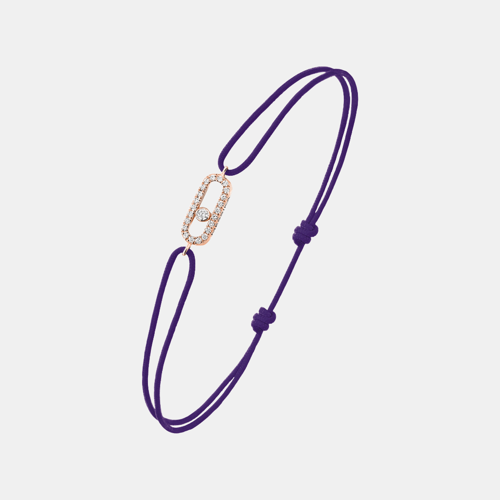 Bracelet Move Uno Or rose Diamant 0.06ct