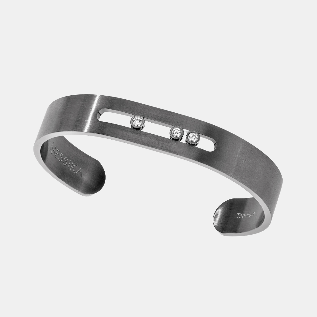 Bracelet Move Titane Diamant 0.25ct