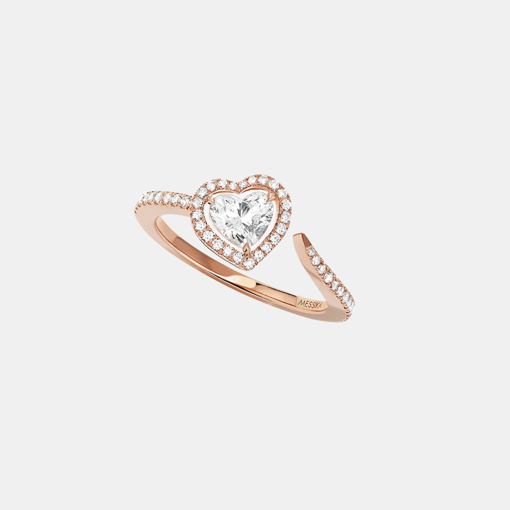 Bague Joy Coeur Or rose Diamant 0.4ct