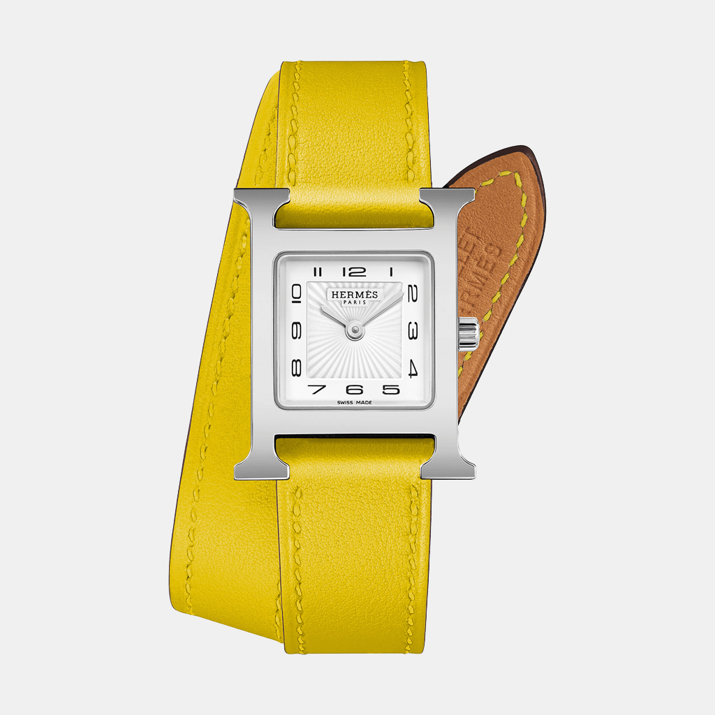 Montre Heure H Petit modèle, 25 mm Quartz Acier  