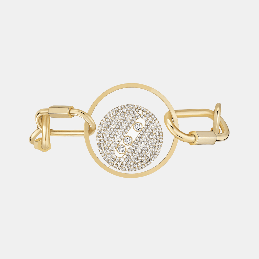 Bracelet Lucky Move Or jaune Diamant 1.59ct