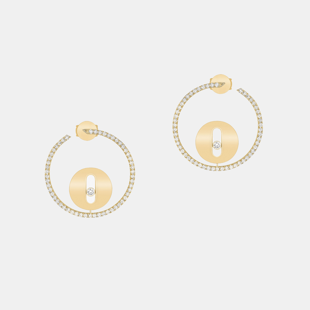 Boucles d'oreilles Lucky Move SM Or jaune Diamant 0.5ct