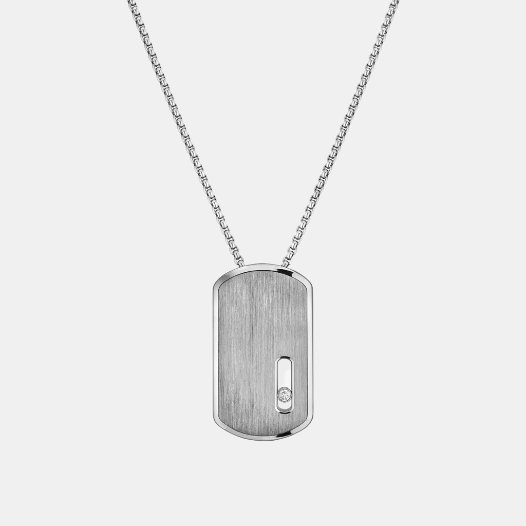 Collier Move Titanium LM  Diamant 0.14ct
