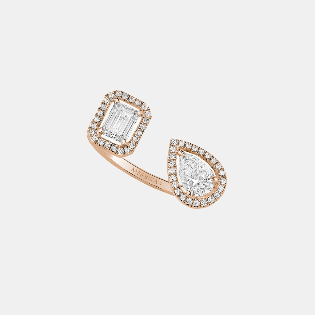 Bague My Twin Toi & Moi Or rose Diamant 2x0.25ct