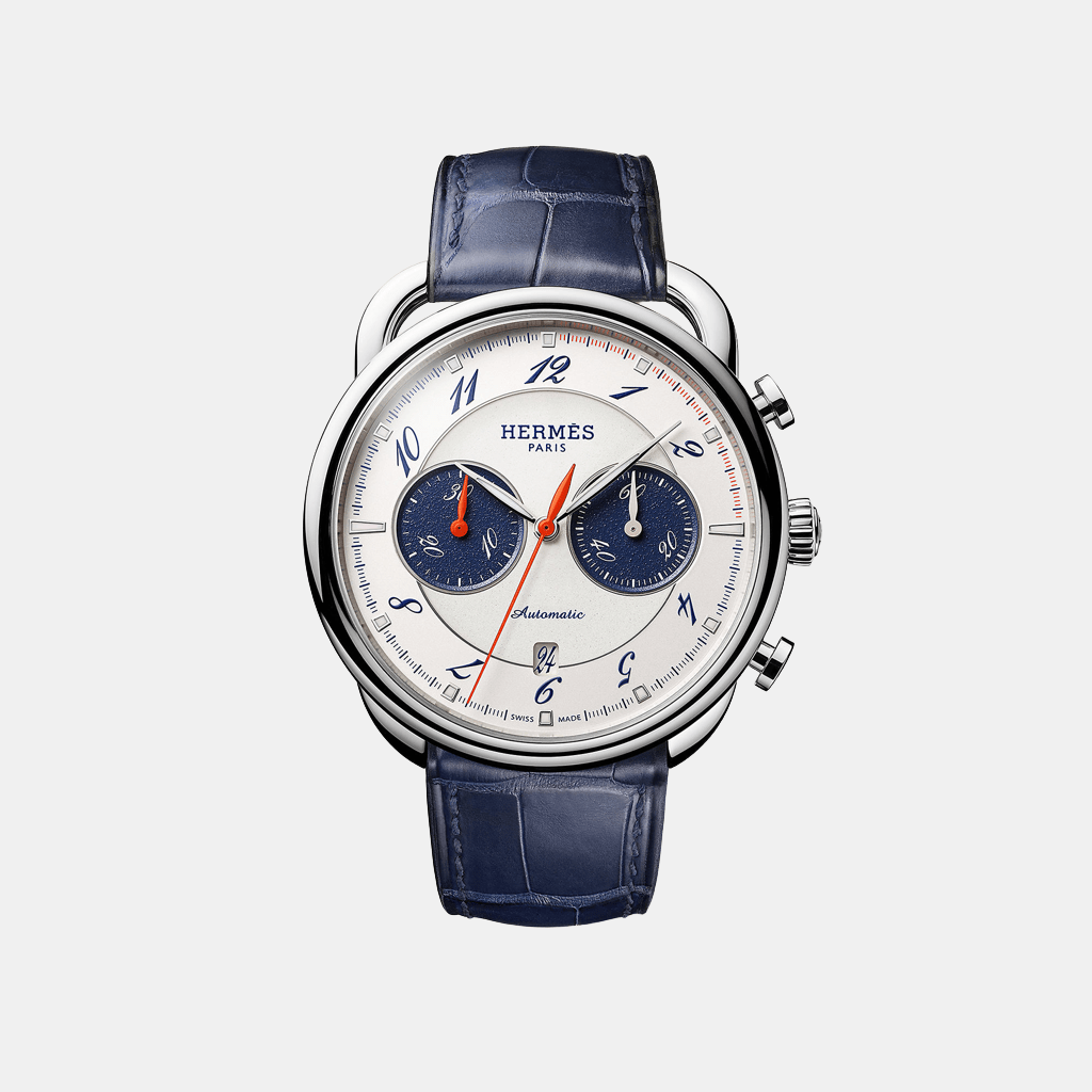 Montre Arceau Chronographe, 42 mm Mécanique Acier  