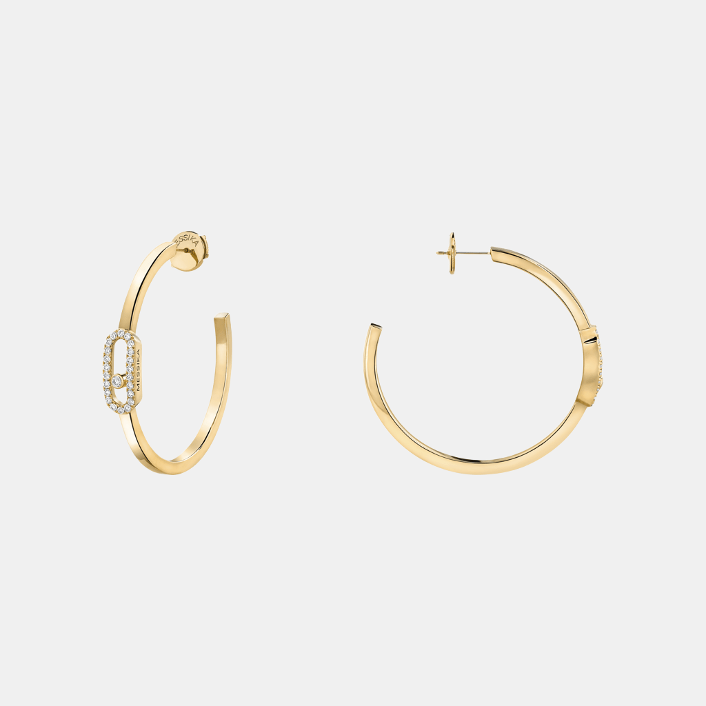 Boucles d'oreilles Move Uno S Or jaune Diamant 0.29ct